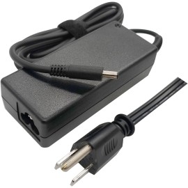 Dell 65W 4.5mm tip Laptop Charger AC Adapter, Black