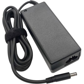 Dell 65W 4.5mm tip Laptop Charger AC Adapter, Black