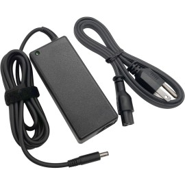 Dell 65W 4.5mm tip Laptop Charger AC Adapter, Black
