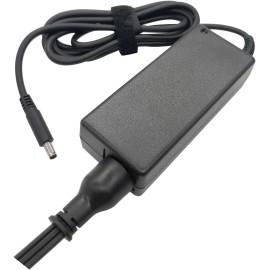 Dell 65W 4.5mm tip Laptop Charger AC Adapter, Black