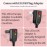 Angilala 110~250V Dual Voltage Hair Dryer Brush for International Travel, EU/UK Plug Adapter & Travel Case Included, Europe Travel Essentials for Women