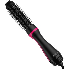 Revlon One Step Root Booster Round Brush Dryer and Hair Styler | Fight Frizz and Add Volume, (1-1/2 in)