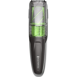 Remington Vacuum Beard Trimmer,13 Length and Style Settings with Adjustable Length Comb (2-18mm),Vacuum Trimmer for Beard, Mustache, and Stubble, Rechargeable Lithium Power, Washable, Removable Blades