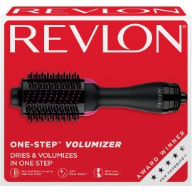 REVLON One-Step Volumizer Hair Dryer and Styler | Now with Improved Motor, Less Frizz, More Shine and Less Heat Damage for Salon-Style Blowouts | Amazon Exclusive (Black)
