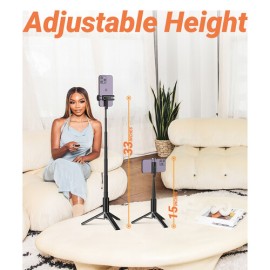 KraftGeek Selfie + Tripod (Black)