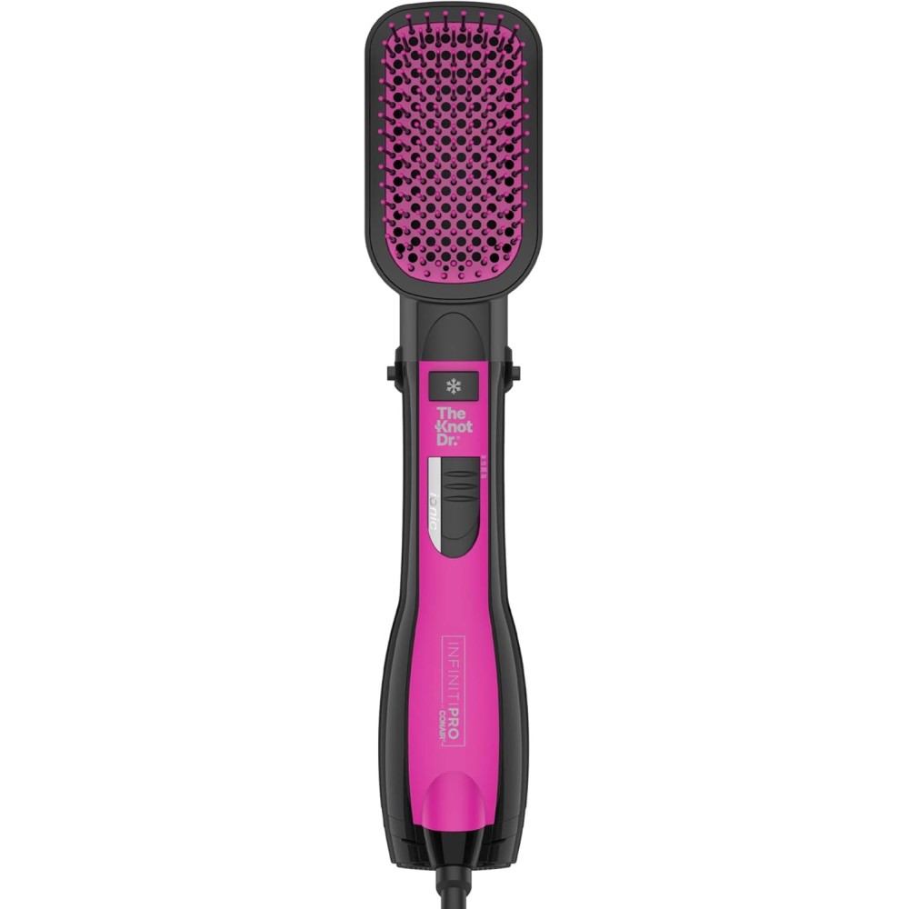 Conair The Knot Dr. All-in-One Smoothing Dryer Brush, Hair Dryer & Hot Air Brush