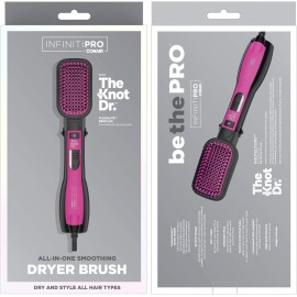 Conair The Knot Dr. All-in-One Smoothing Dryer Brush, Hair Dryer & Hot Air Brush