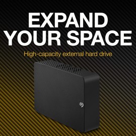 Seagate Expansion STKP18000400 - Hard drive - 18 TB - external (desktop) - USB 3.0 - black - with Seagate Rescue Data Recovery