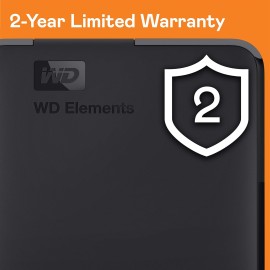 WD Elements Portable WDBU6Y0050BBK - Hard drive - 5 TB - external (portable) - USB 3.0