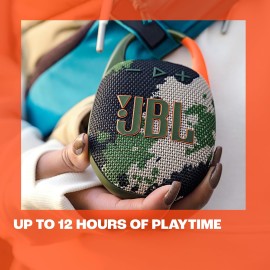 JBL Clip 5 - Speaker - for portable use - wireless - Bluetooth - App-controlled - 7 Watt - blue