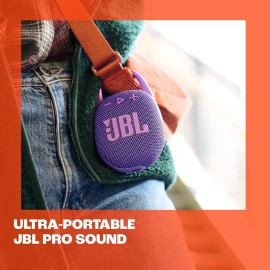 JBL Clip 5 - Speaker - for portable use - wireless - Bluetooth - App-controlled - 7 Watt - blue