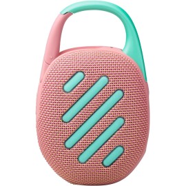 JBL Clip 5 - Speaker - for portable use - wireless - Bluetooth - App-controlled - 7 Watt - Pink