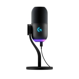Logitech G Yeti GX Dynamic RGB Gaming Microphone with LIGHTSYNC, USB + Compass G Premium Tube-Style