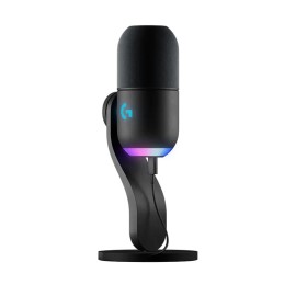 Logitech G Yeti GX Dynamic RGB Gaming Microphone with LIGHTSYNC, USB + Compass G Premium Tube-Style