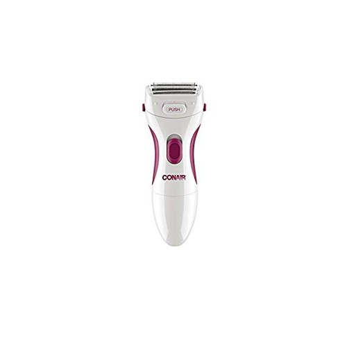 Conair Satiny Smooth Ladies Twin Foil Shaver with Pop-Up Trimmer, Battery Operated, Use Wet or Dry
