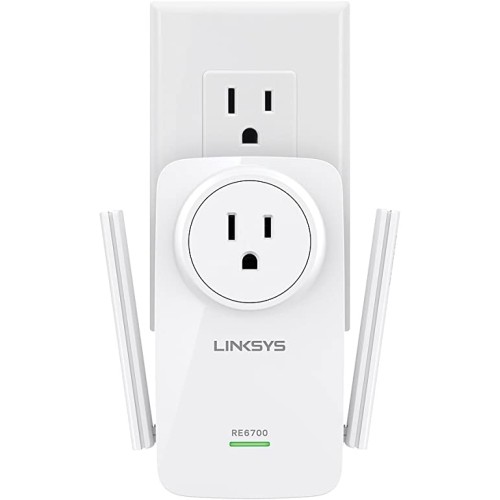 Linksys RE6700 AC1200 Amplify Dual Band High-Power Wi-Fi Gigabit Range Extender/Repeater