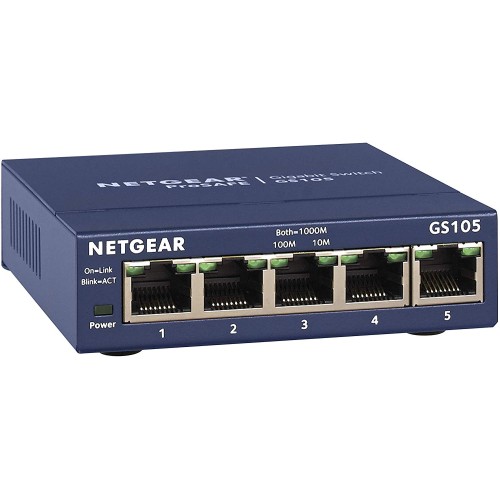 NETGEAR GS105NA 5-Port Gigabit Ethernet Unmanaged Switch (GS105NA)