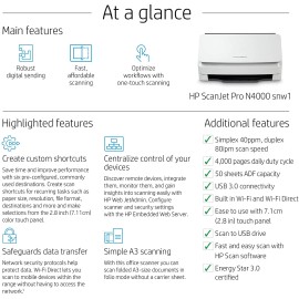 HP Scanjet Pro N4000 snw1