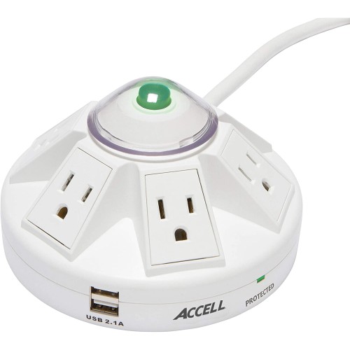 Accell Powramid 6-Outlet Power