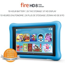 Fire HD 8 Kids Blue  Edition tablet, 8" HD display, 32 GB, Blue Kid-Proof Case