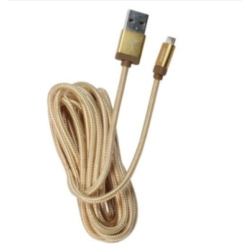 Charge & Sync Micro USB Cable, 10ft (Gold)