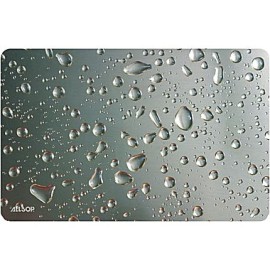 Widescreen Metallic Raindrop Mouse Pad