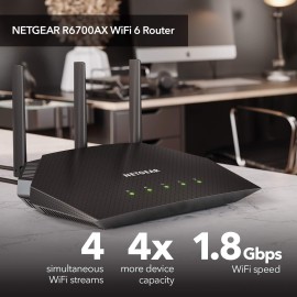 Netgear R6700AX 4-Stream WiFi