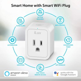 iLuv Smart WiFi Plug Mini Outlet
