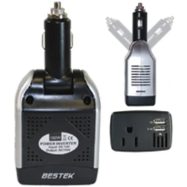 150W 12V DC to AC Car Power Inverter with USB Port