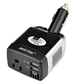150W 12V DC to AC Car Power Inverter with USB Port
