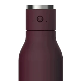Asobu Wireless Bottle 17 oz Insulated Stainless Steel Bottle with Bluetooth Speaker Cap (Burgundy)