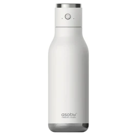 Asobu Wireless Bottle 17 oz Insulated Stainless Steel Bottle with Bluetooth Speaker Cap (White)