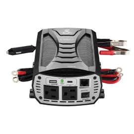 Cobra CPI400PSW 400W Pure Sine Wave Power Inverter, 2 GFCI Outlets, USB-A & USB-C