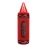 Crayola CBT450R Portable Bluetooth Crayon Speaker with FM Radio (Red)