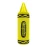 Crayola CBT450Y Portable Bluetooth Crayon Speaker with FM Radio (Yellow)