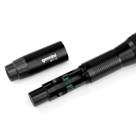Gemini GMU-M200 UHF Dual Handheld Wireless Microphone System with Plug-In Receiver
