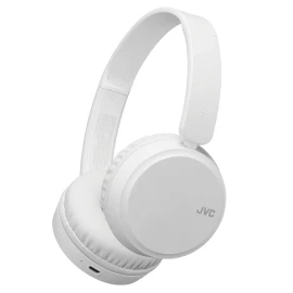 JVC HA-S35BT Wireless Bluetooth On-Ear Headphones (White)