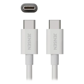 Jensen JU832CC6V USB-C to USB-C Charge and Sync Cable, 6 ft
