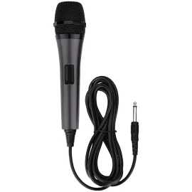 Karaoke USA M187 Professional Dynamic Corded Microphone (Black)