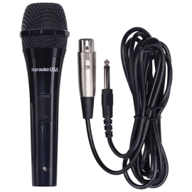 Karaoke USA M189 Professional Dynamic Corded Karaoke Microphone
