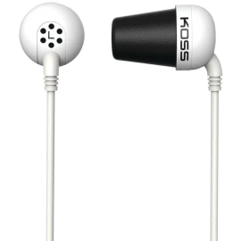 Koss The Plug Noise-Isolating In-Ear Headphones (White)