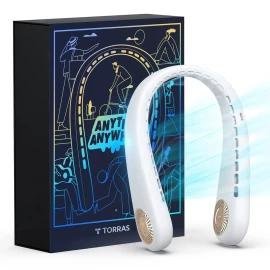TORRAS COOLiFY L3 Bladeless Wearable Neck Fan, 4000mAh, 3-Speed