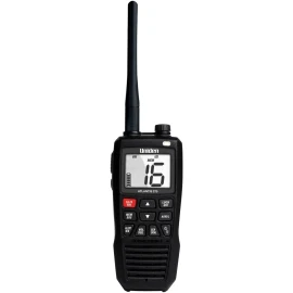 Uniden Atlantis 275 Floating Handheld VHF Marine Radio, 6W, IPX8 Submersible, NOAA Weather