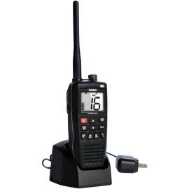 Uniden Atlantis 275 Floating Handheld VHF Marine Radio, 6W, IPX8 Submersible, NOAA Weather