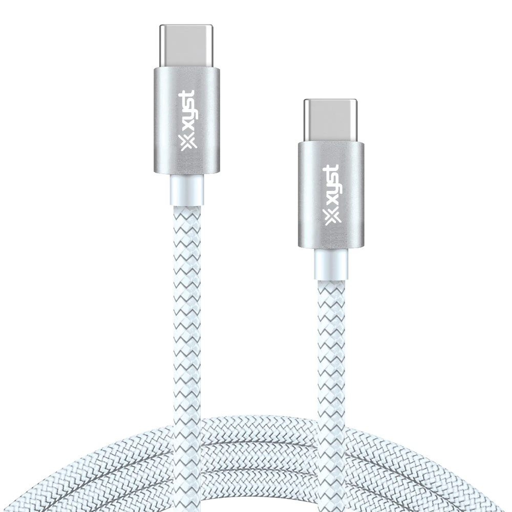 Xyst 10 ft Braided USB-C to USB-A Charge and Sync Cable (Black)