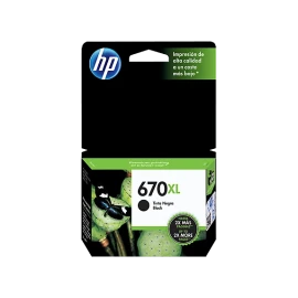 HP 670XL Black Ink Cartridge