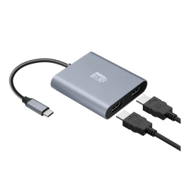 Adesso USB-C to Dual-HDMI Adapter