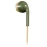 JVC Wired Retro In-Ear Earbuds with In-Line Mic/Remote and 3.5-mm Connector, HAF19M (Green)