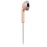 JVC Wired Retro In-Ear Earbuds with In-Line Mic/Remote and 3.5-mm Connector, HAF19M (Pink)