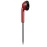 JVC Wired Retro In-Ear Earbuds with In-Line Mic/Remote and 3.5-mm Connector, HAF19M (Red)